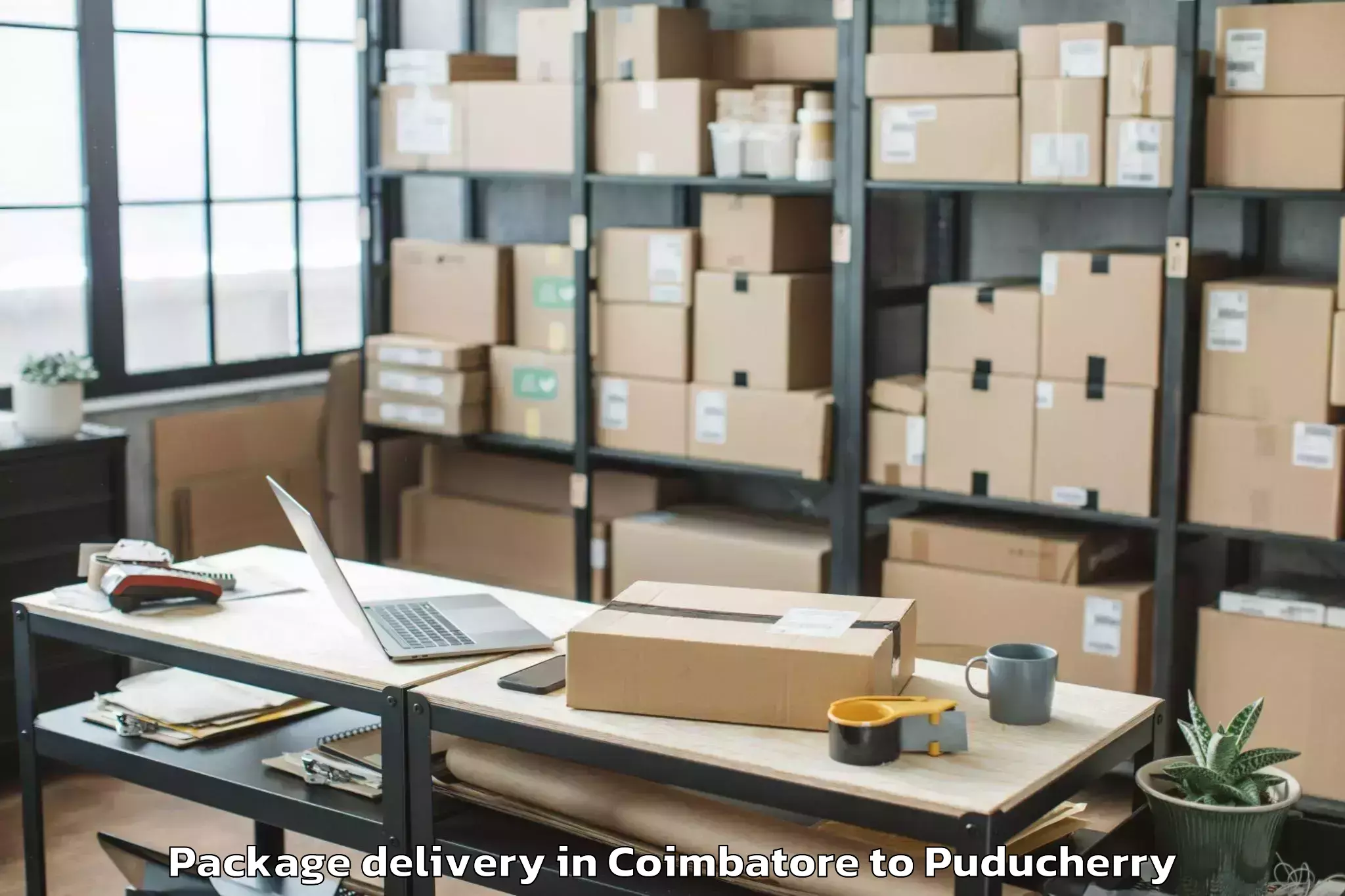 Comprehensive Coimbatore to Nit Puducherry Package Delivery